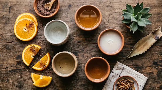 Mexican drinks, tequila, pulque, mezcal